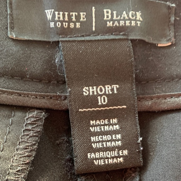 White House Black Market Elegant Black Shorts - Picture 2 of 2
